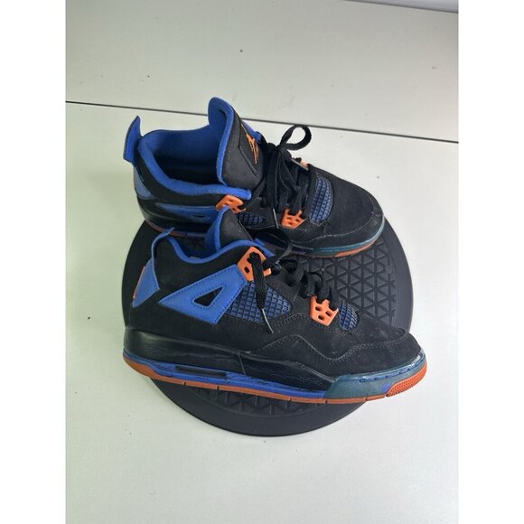 black blue orange jordan 4